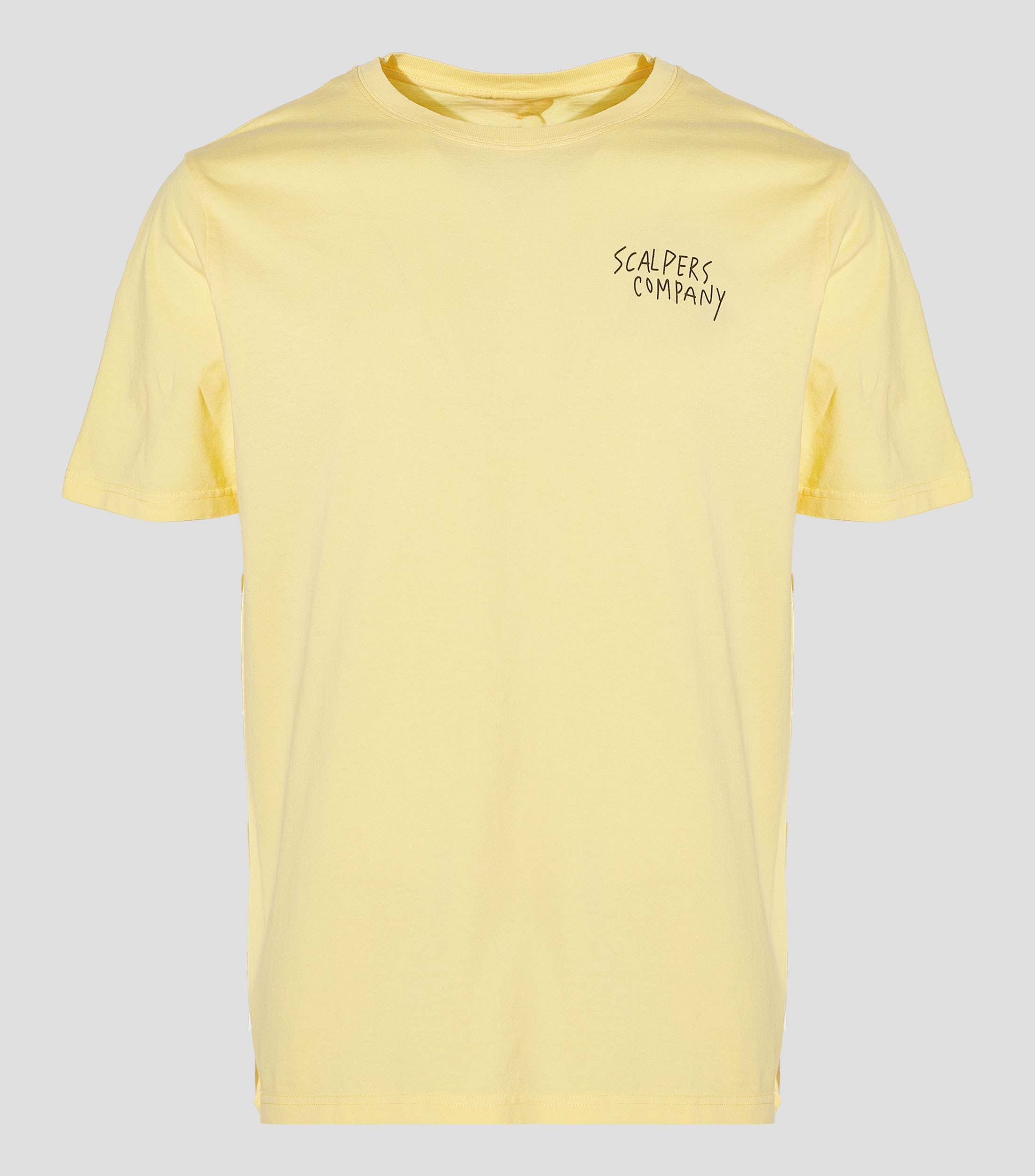 Playera de cuello redondo con manga corta estampada Hombre